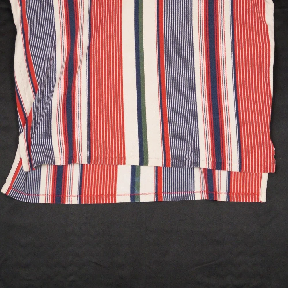 Polo Ralph Lauren Polo Mens XL Multi Stripe Vintage Made in USA Cotton